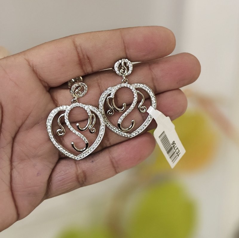 Hriday AD heart earrings
