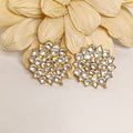 Noorie large paachi kundan studs