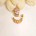 Niru pink enamel bali