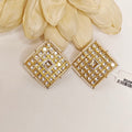 Ronita uncut polki studs