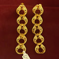 Niyati long brass danglers