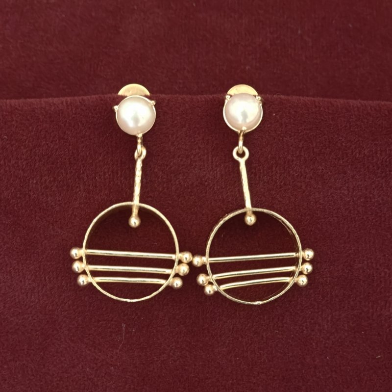 Moti pearl danglers
