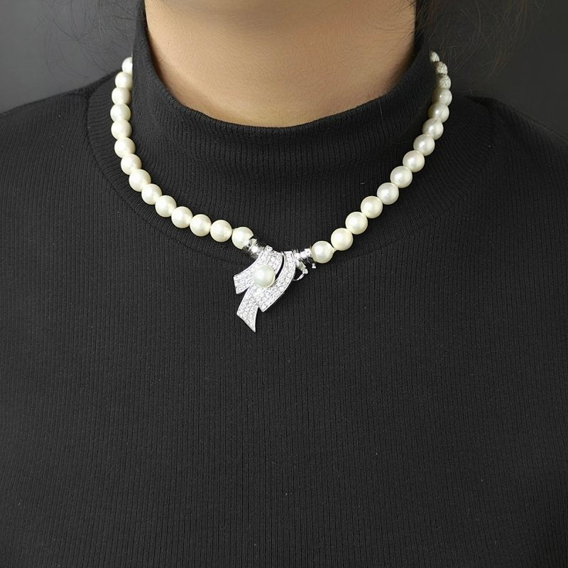 Prerna pearl neckline set