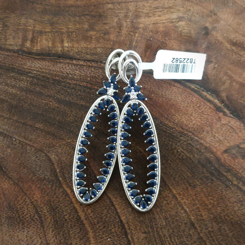 Mayra blue earrings