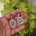 Aloki maroon earrings