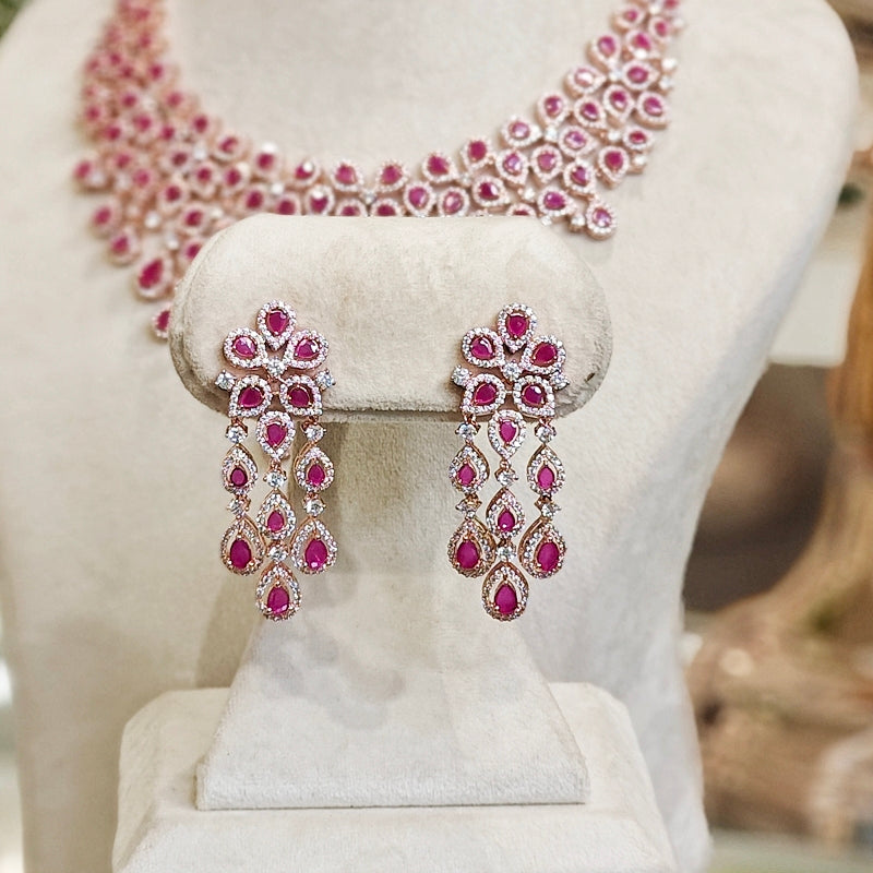 Miraya ruby rose set alternate view