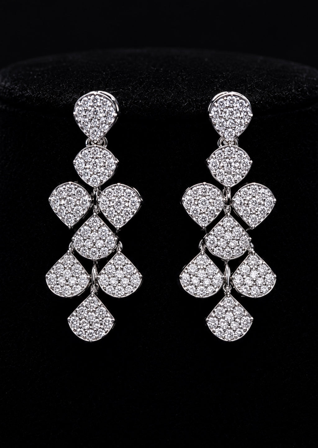Glacier Spark AD chandelier earrings