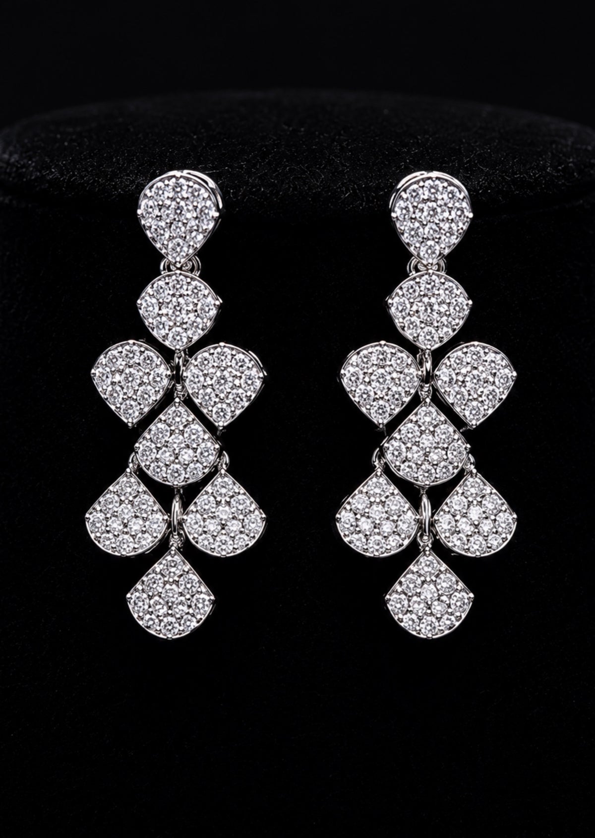 Glacier Spark AD chandelier earrings