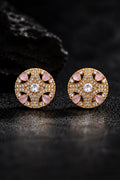 Pathway AD studs with baby pink stones