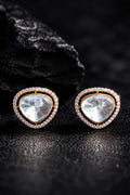 Every Day AD studs with clear stone