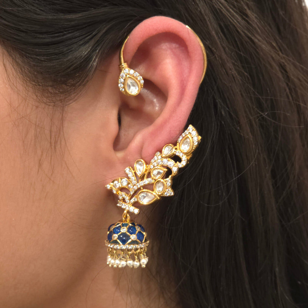 Ridhima ear cuff earrings detail