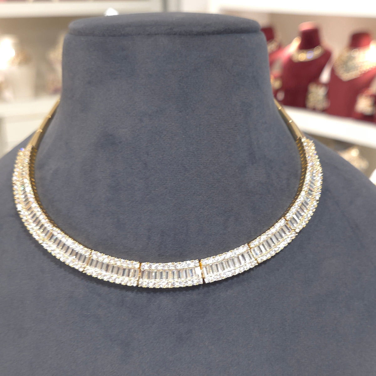 Nayantara AD necklace set