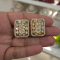 Minal moissanite polki studs