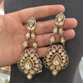 Mohana long polki earrings