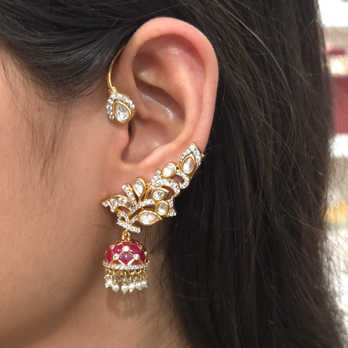 Ridhima ear cuff earrings