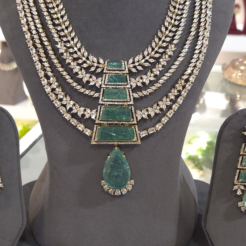 Jaya doublet AD necklace set