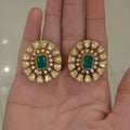 Belina moissanite polki studs
