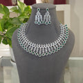 Zarina meena AD necklace set
