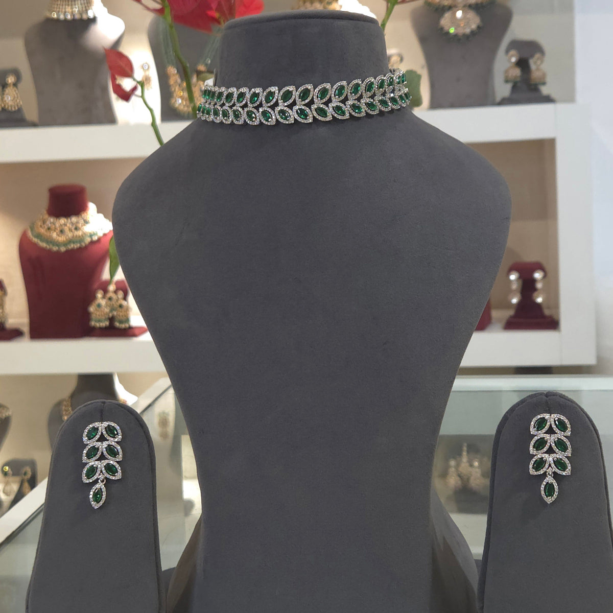 Rutuja AD necklace set